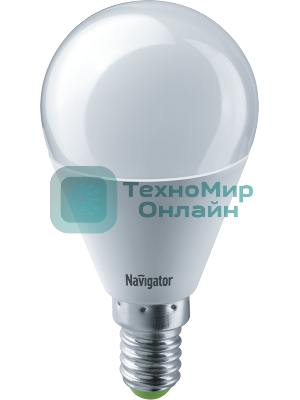 Лампа светодиодная Navigator NLL-G45-8.5-230-4К-E14