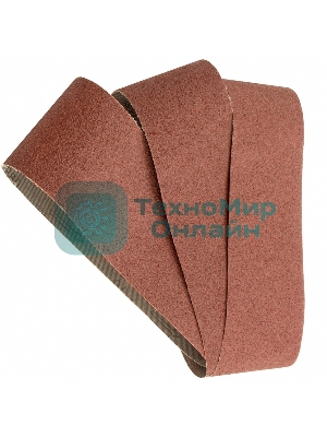 Лента абразивная Matrix бесконечная, P 80, 100 х 610 мм, 3 шт.