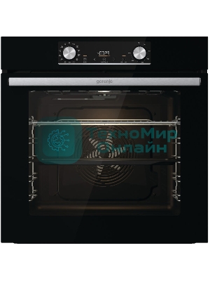 Духовой шкаф электрический Gorenje BOX6737E01BG черный, встраиваемый