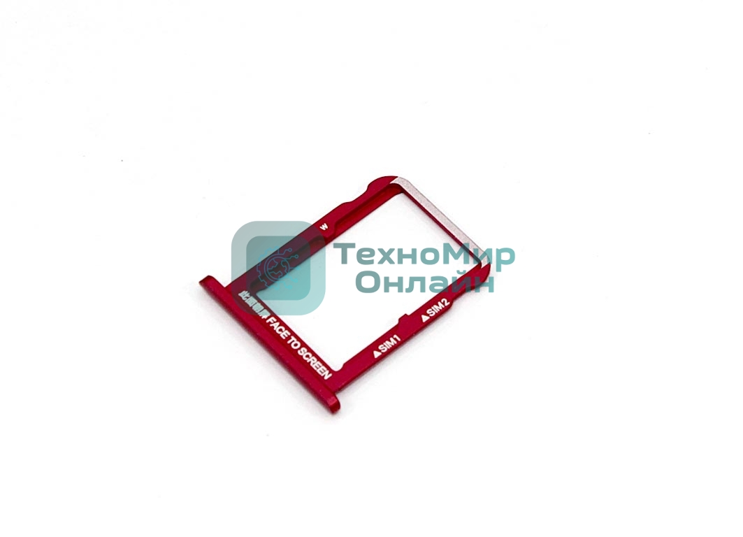 Лоток для SIM-карты Xiaomi Mi 6X красный