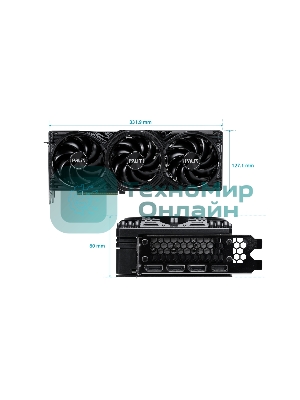 Видеокарта Palit NVIDIA GeForce RTX 5070 Ti GamingPro 16Gb PCI-E 256bit GDDR7 2295/30000 HDMIx1 DPx3 HDCP Ret