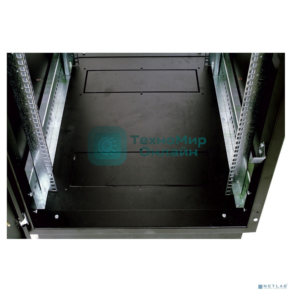 Шкаф ЦМО телекоммуникационный напольный 30U (600 600) дверь стекло, черный