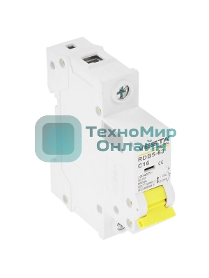Выключатель автоматический модульный TOKOV ELECTRIC 1П 16А 6кА