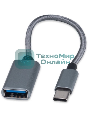 Переходник Cablexpert Переходник USB OTG, USB Type-C/USB 2.0F, пакет (A-OTG-CMAF2-01)
