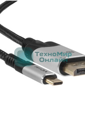 Кабель-адаптер USB 3.1 Type-Cm --> DP(m) 8K@60Hz, 3m, VCOM CU422MCV-3M
