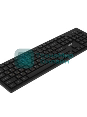 Клавиатура проводная Acer OKW122, USB, черный