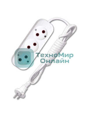 Удлинитель UNIVersal У6-639 ШВВП 2x0,75 3 гн. 2 м 9631932