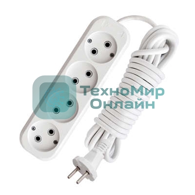 Удлинитель 4х7 м без заземл. 10А IP20 Е-204 АБС-пл. ПВС 2х0.75 UNIVersal 9631970