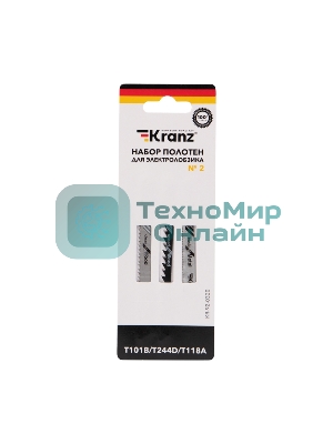 Набор полотен для электролобзика Kranz № 2 T101B/T118A/T244D (3 шт./уп.)