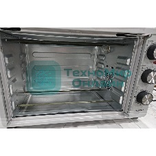 (Из ремонта, рабочий, гарантия 7 дней, Б/У, вмятина на корпусе, потертости) Мини-печь Hyundai MIO-HY077 30л. 1500Вт серебристый