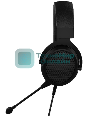 Гарнитура Acer AHW120 чёрный, проводная, USB, подсветка