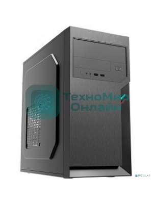 Компьютерный корпус Foxline FL-702, mATX, 1x5.25EXT, 1x3.5EXT, 2x3.5INT, 2xUSB 3.0, HDA, w/o FAN, w/450W ATX PSU, w/1.2m EU pwr cord