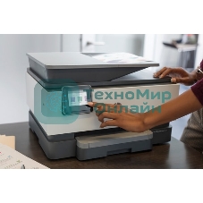 МФУ струйное HP OfficeJet Pro 9013 AiO Printer, A4, цветной, печ. до 32/18 стр/мин. (ч/б/цв.), скан. до 8 стр/мин., 1200 x 4800 dpi (печ.), 1200x1200dpi (скан.), USB, RJ-45, Wi-Fi