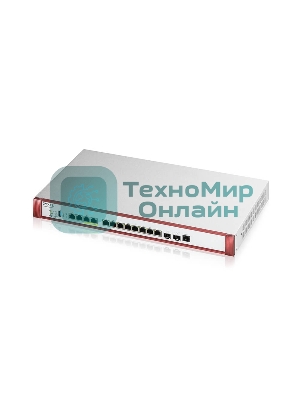 Межсетевой экран Zyxel USG FLEX 700H, Rack, 2xSFP+ (LAN/WAN), 2xRJ-45: 1/2.5/5/10G PoE+ (LAN/WAN), 2xRJ-45: 1/2.5G (LAN/WAN), 8xRJ-45: 1G (LAN/WAN), 1xUSB3.0 **