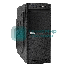 Компьютерный корпус Miditower ExeGate XP-330U-UNS500 (ATX, БП UNS500 с вент. 12см, 2хUSB/2хUSB 3.0, аудио, черный)