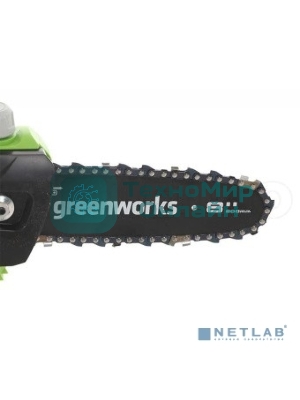 Высоторез/Сучкорез аккумуляторный GreenWorks G40PSH, 2 в 1, 40V, без АКБ и ЗУ (1303907)