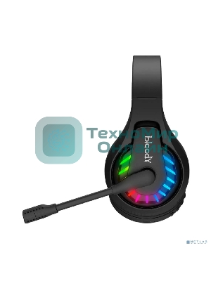 Гарнитура Bloody GR230 чёрный, беспроводная + проводная, радиоканал, до 40 ч, подсветка