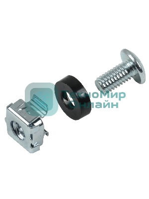 Набор ITK закладных винтов-шайб-гаек под крестовую отвертку (M6x12мм)