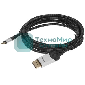 Кабель-адаптер USB 3.1 Type-Cm --> DP(m) 8K@60Hz, 3m, VCOM CU422MCV-3M