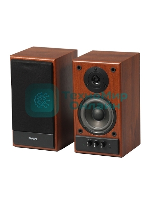 Акустическая система SVEN SPS-702 2.0 коричневый/орех 40Вт
