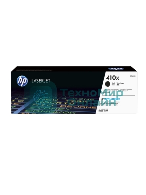 Картридж лазерный Hewlett-Packard HP 410X (CF410X) черный для LJ Pro M452/M477 6500 стр.