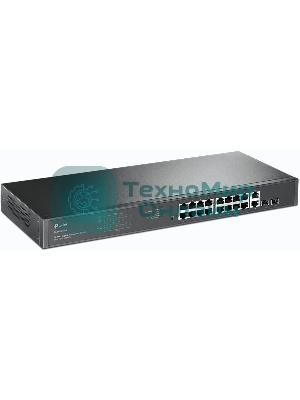 Коммутатор TP-Link TL-SG1218MP 18-портовый гигабитный коммутатор с 16 портами PoE+ SMB