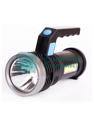 Фонарь аккум. Ultraflash LED53765 черный 3Вт лам.:светодиод. встроенный аккумулятор (14665)