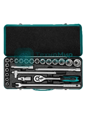 Набор торцевых головок с трещоткой Stels 1/2