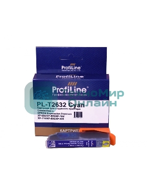 Картридж струйный ProfiLine PL-T2632 для принтеров Epson Expression Premium XP-600/XP-605/XP-700/XP-710/XP-800/XP-820 с чернилами Cyan
