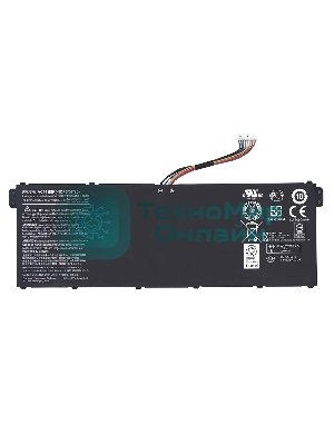 Аккумуляторная батарея для ноутбука Acer Aspire E3-111 (AC14B8K) 15.2V 3090mAh 46Wh