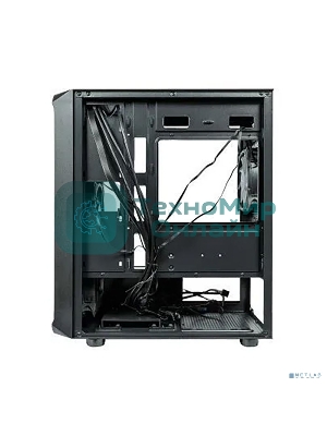Компьютерный корпус Minitower mATX Eurocase 00-01003411 M205 4ARGb черный без БП закаленное стекло USB 3.0