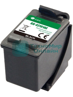 Картридж струйный G&G GG-CZ101AE 650 черный (18мл) для HP DeskJet 1010/10151515/1516
