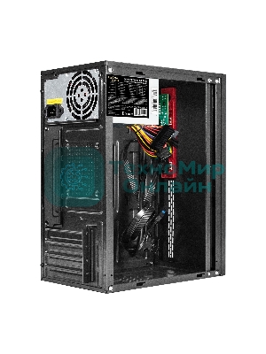Компьютерный корпус Minitower ExeGate BAA-403U2-AAA400 (mATX, БП AAA400 с вент. 8см, 1*USB/2*USB 3.0, HD Audio, черный)