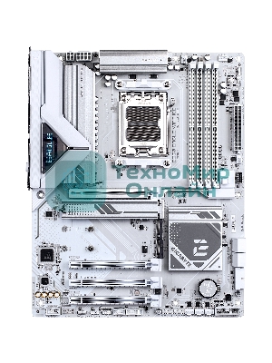 Материнская плата Gigabyte B850 EAGLE WIFI7 ICE, AM5, AMD B850, 4xDDR5, 4xSATA, 3xM.2, 1xPCIe 5.0 x16, 1xPCIe 4.0 x4, 2xPCIe 3.0 x1, 1xDP (v1.4), 1xHDMI, 1x2.5Gb LAN, Wi-Fi 7, Bluetooth 5.4, 1xUSB-C 5Gbps, 2xUSB-A 10Gbps, 2xUSB-A 5Gbps, 4xUSB-A 2.0, 3x3.5 мм, 7.1, ATX