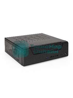Компьютерный корпус Desktop ExeGate FL-102-TPS300 (mini-ITX, БП TPS300 с вент. 8см, 2*USB + 1*USB 3.0, аудио, черный)