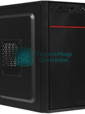 Компьютерный корпус Minitower ExeGate BAA-113-AAA400 (mATX, БП AAA400 с вент. 8см, 2*USB, аудио, черный)