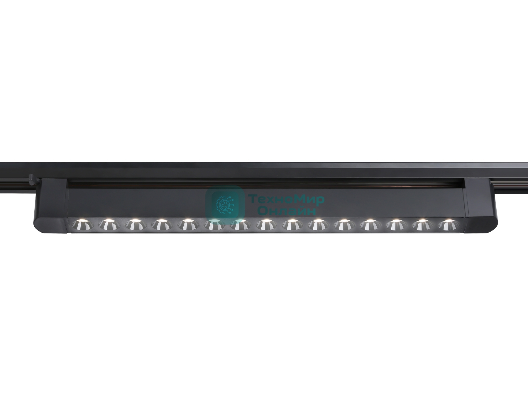 Трековый однофазный светильник Ambrella light GL6715 BK черный IP20 30W 4200K 24° 458*35*57