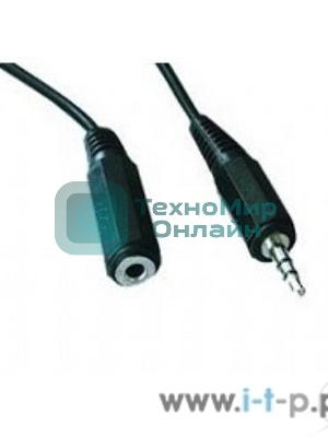 Кабель аудио удлинит. Gembird, Jack3.5, 5м