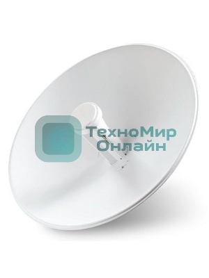 Точка доступа Ubiquiti ISP PBE-M2-400 10/100BASE-TX компл.:параболический отражатель/антенна/крепления/адаптер белый