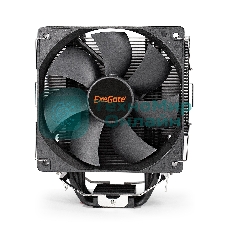 Кулер для процессора ExeGate Dark Magic EXX400-PWM серебристый, 120 мм, алюминий/медь, 2100 об/мин, 24 дБ, 4 pin, 140 Вт, 155 мм
