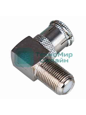 Переходник PROconnect гнездо F-гнездо TV угловой