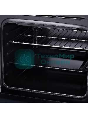 Духовой шкаф электрический Hyundai HEO 6630 BG черный, встраиваемый