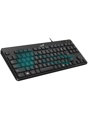 Клавиатура проводная Genius LuxeMate 110, USB, черный