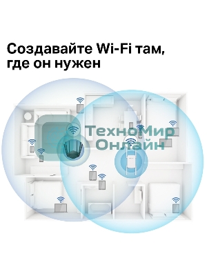 Роутер AC1900 Wi-Fi Range ExtenderSPEED: 600 Mbps at 2.4 GHz + 1300 Mbps at 5 GHz SPEC:4× Fixed External Antennas, 1× Gigabit Port, Wall PluggedFEATURE: MERCUSYS APP, WPS/Reset Button, Signal Indicator, Range Extender/Access Point mode, Adaptive Path