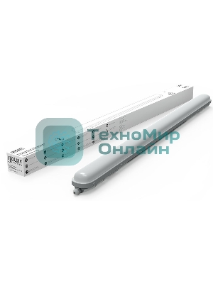 Влагозащитный светодиодный светильник Gauss ССП-176 Elementary IP65 1200*76*66 36W 2880lm 6500K матовый 1/12