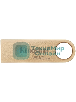Флешка USB Kingston DataTraveler SE9 G3 (DTSE9G3/512Gb), 512Gb, USB 3.2 Gen 1, R/W 220/100, золотистый