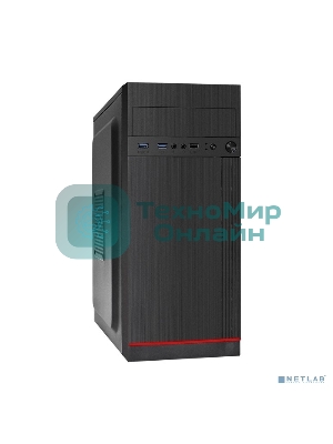Компьютерный корпус Miditower ExeGate AA-442U2-AA450 (ATX, AA450 8 см, 1хUSB+2хUSB 3.0, аудио, черный)