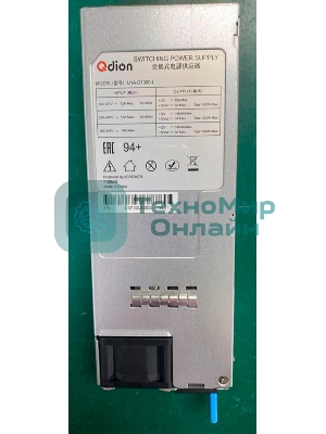 Блок питания серверный Server power supply Qdion Model PSR-1600-PT P/N:7301600PSR0001 CRPS 1U Module 1600W Efficiency 80 Plus Platinum, Gold Finger (option), Cable connector: C14 [U1A-D11600-DRB/99MAD11600I1170311]