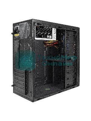 Компьютерный корпус Miditower ExeGate XP-330U-UNS500 (ATX, БП UNS500 с вент. 12см, 2хUSB/2хUSB 3.0, аудио, черный)