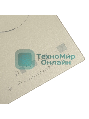 Индукционная варочная панель Maunfeld EVI.453-BG, конфорок: 3 шт., стеклокерамика, независимая, бежевый